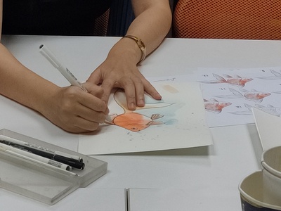 2021-03-30 感恩学苑 第4场-品味：轻水彩—绘金鱼